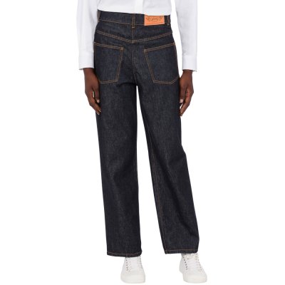 THE BLUE COTTON DENIM PANTS